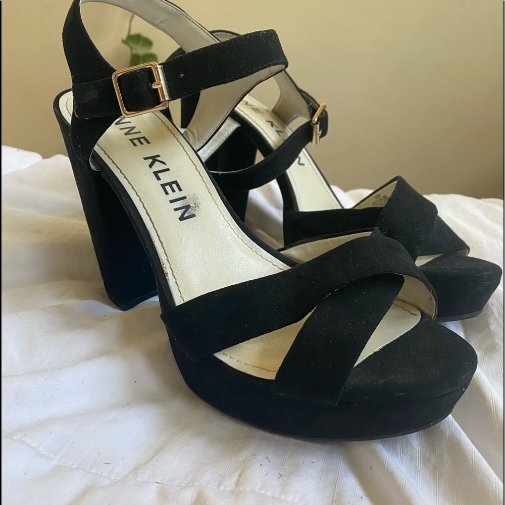Black high heels
